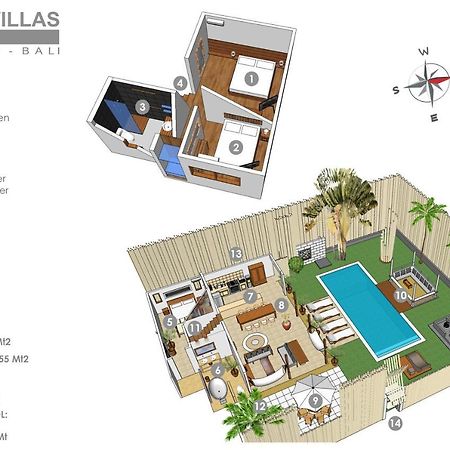 3Br Villa Rabu - Minggu Villas Seminyak Exteriör bild